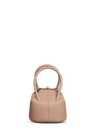 Mini Baez Bag in Nude Nappa Leather