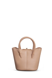 Mini Baez Bag in Nude Nappa Leather