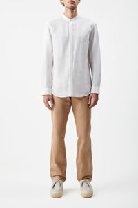 Ollie Shirt in White Linen