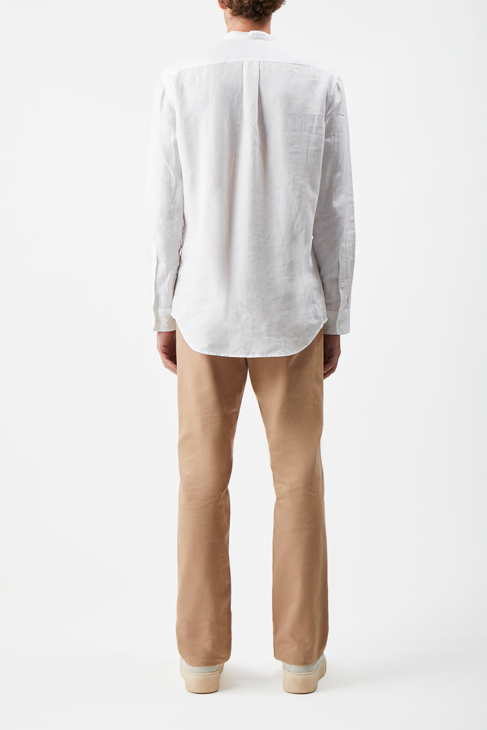 Ollie Shirt in White Linen