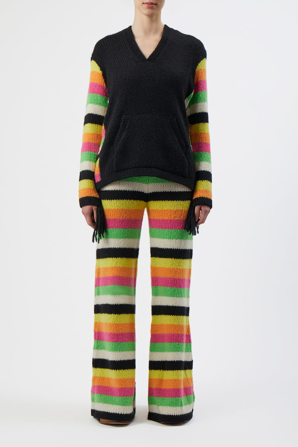 パンツ Muriel Stripe Knit Pants Muriel Striped Knit Pants