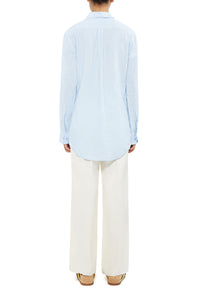 Ferrara Shirt in Light Blue Cashmere Gauze