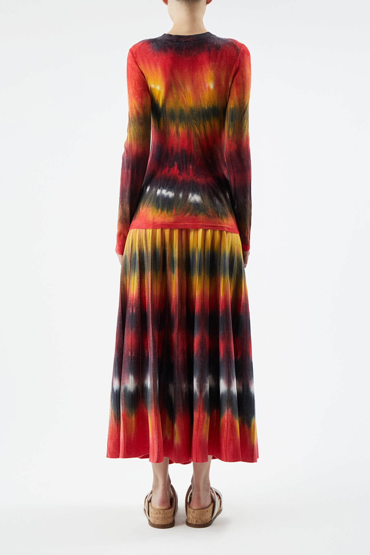 Tie Dye Ella Skirt in Cashmere