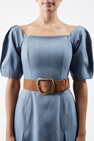 Large Simone Belt in Suede