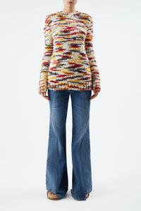 Lawrence Sweater Space Dye in Welfat Cashmere