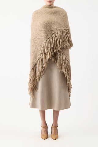 Lauren Knit Wrap in Welfat Cashmere