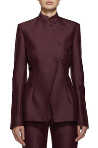 Josef Blazer in Burgundy Wool