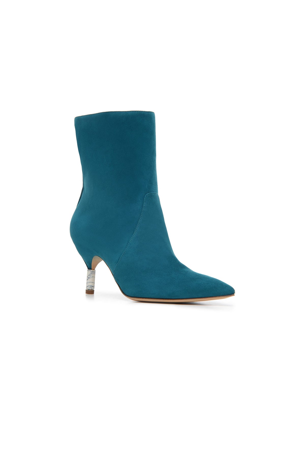 Mariana Boot in Teal Blue Suede