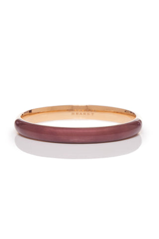 Rose Gold Brown Enamel Bangle - Front View | Gabriela Hearst
