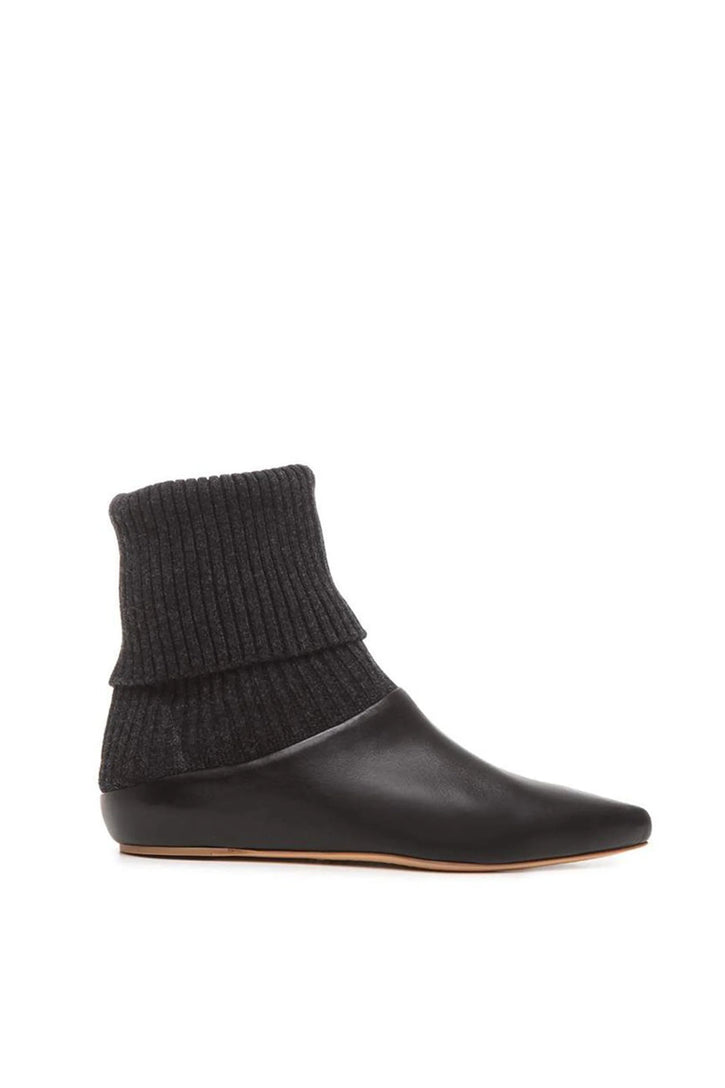 Rocia Boot in Black Leather