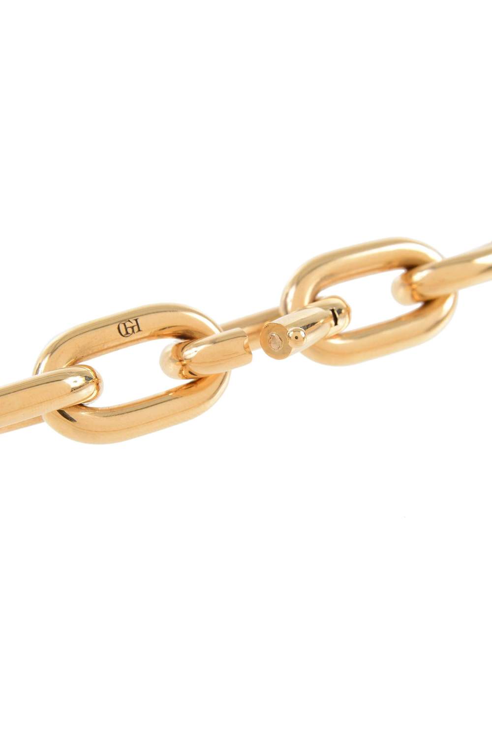 Linked Chain Scarf Ring in Gold Color - Diana