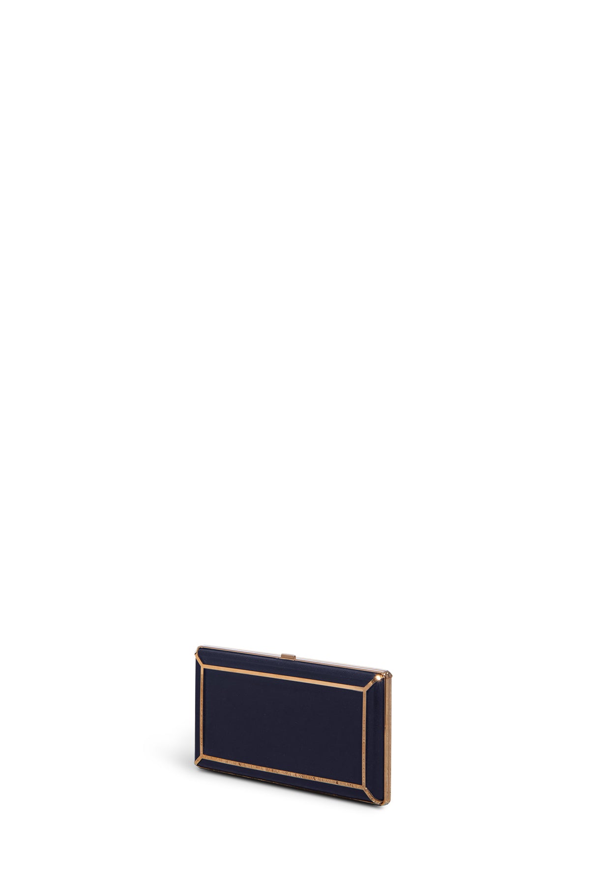 Callas Clutch in Navy Nappa Leather