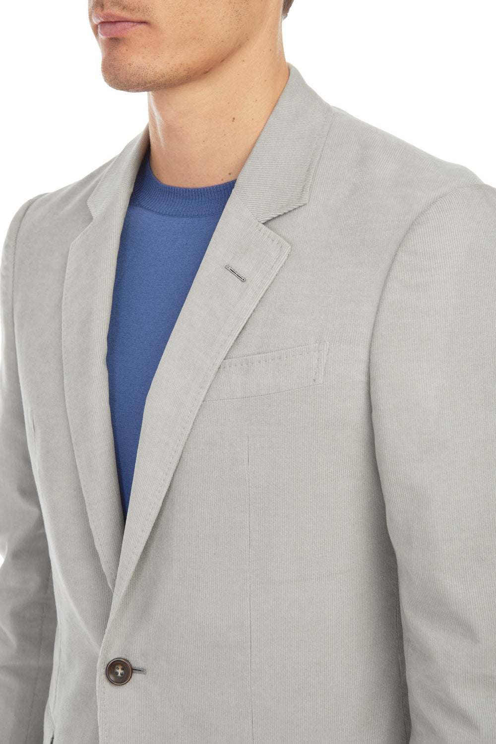 Damien Jacket in Neutral Cotton
