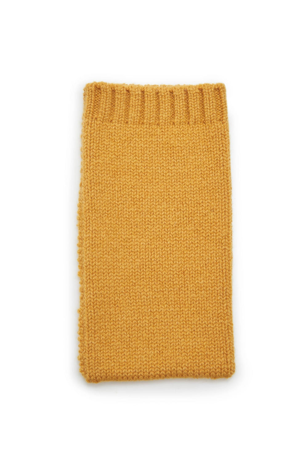 Knit Phone Cover in Yellow Cashmere