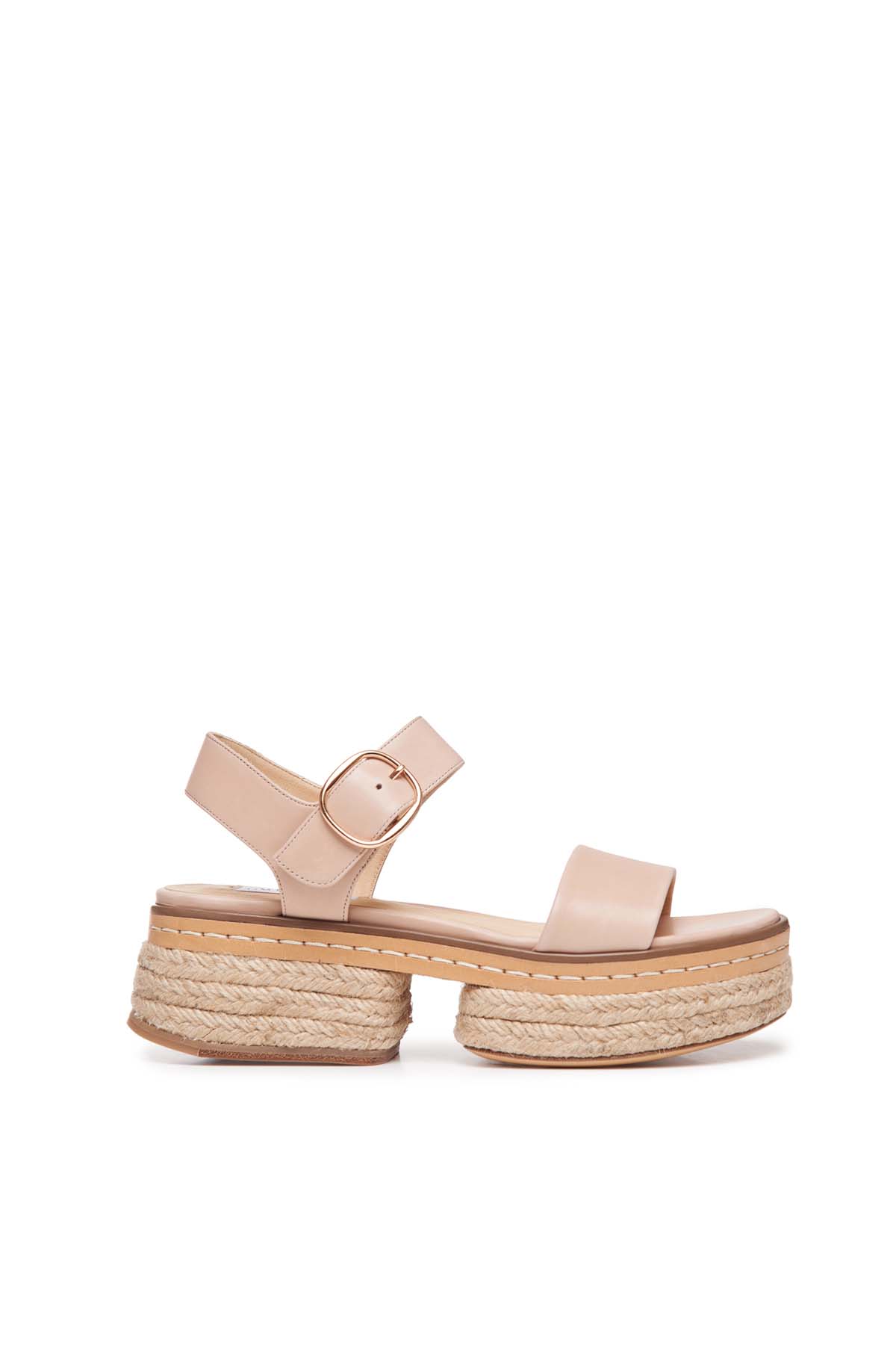 Ryka Braided Sandal in Blush Leather