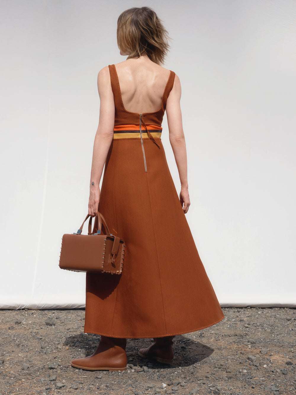 Wabi Bag in Cognac Nappa Leather